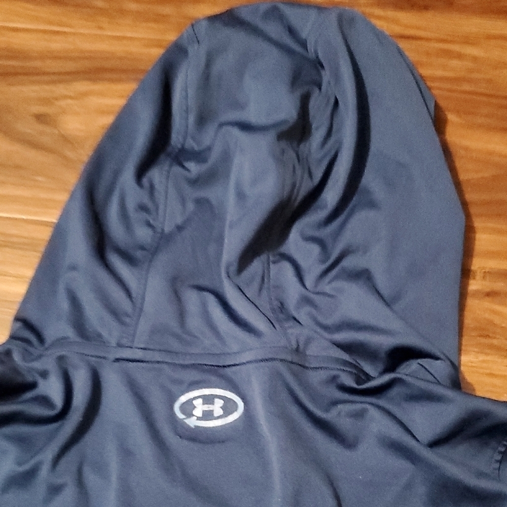 Under Armour Navy Blue Pullover Hoodie - Picture 5 of 5